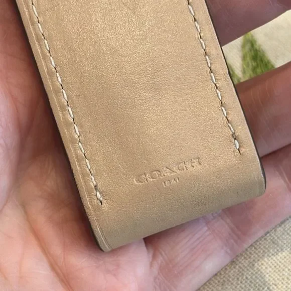 COACH 1941 CLOCHETTE GLOVE TANNED LEATHER BRASS TURNLOCK HANGTAG FOR LOCK & KEYS - Picture 6 of 13